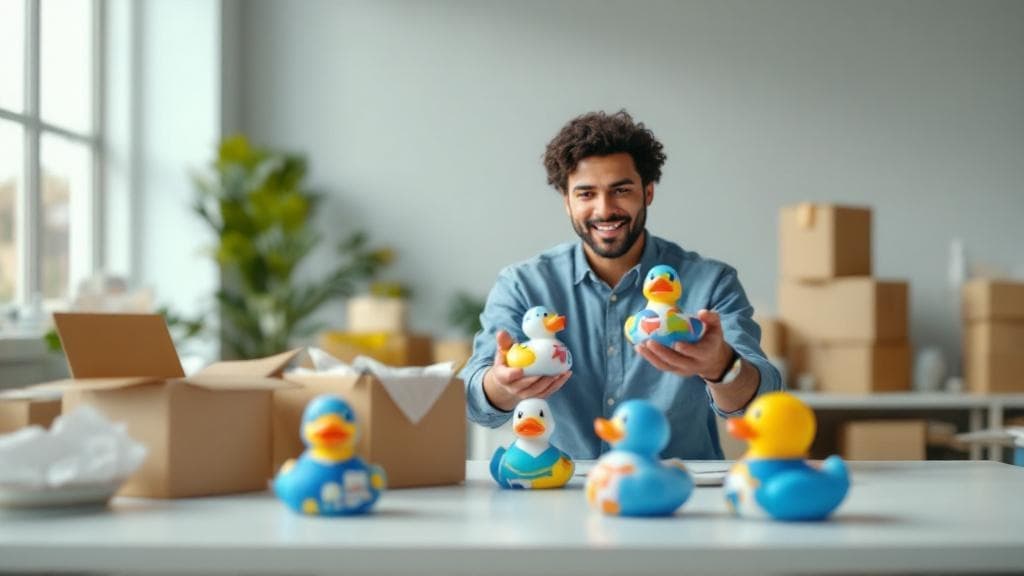 Custom rubber duck designs ready for production